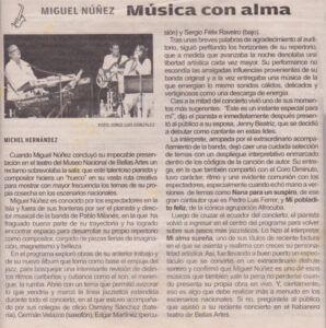 Miguel Nuñez - Música con Alma